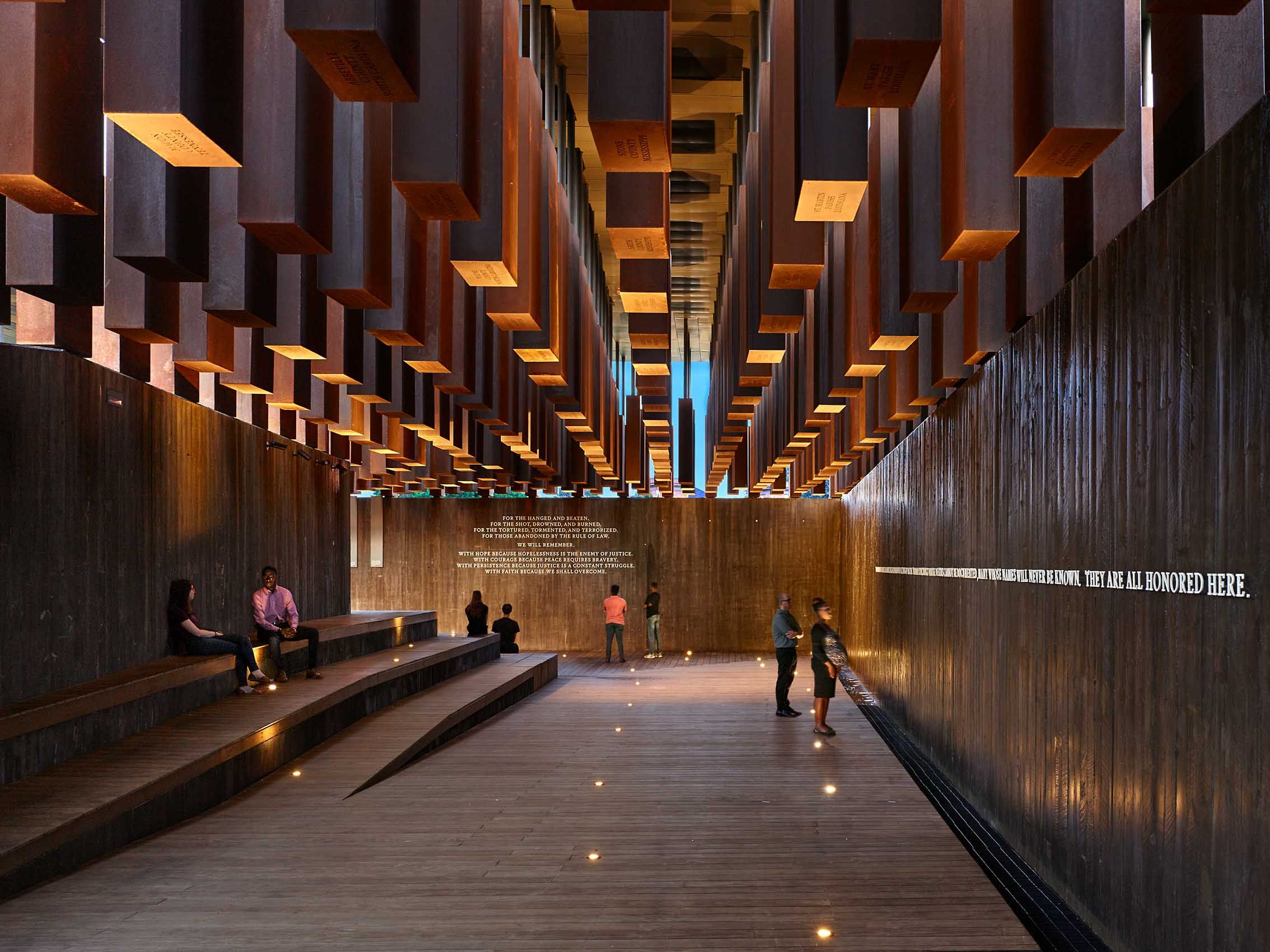 MASS DESIGN GROUP  .  NATIONAL MEMORIAL FOR PEACE AND JUSTICE  .  MONTGOMERY AL