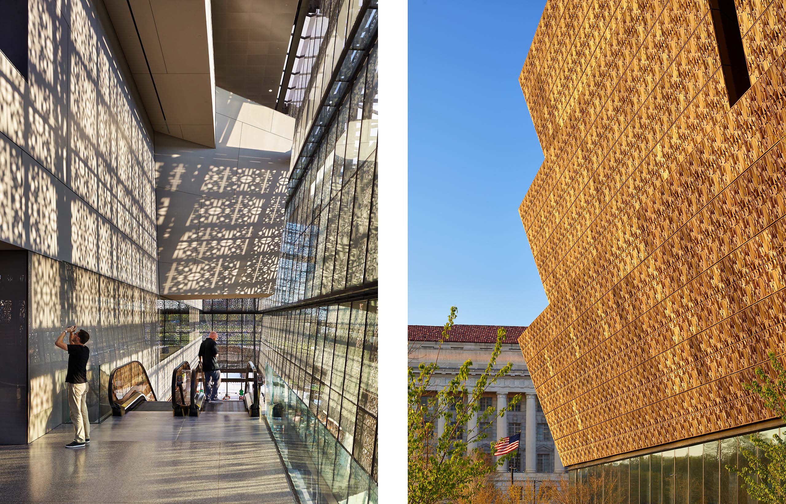 FREELON ADJAYE BOND / SMITHGROUP  .  NATIONAL MUSEUM OF AFRICAN AMERICAN HISTORY & CULTURE  .  WASHINGTON DC