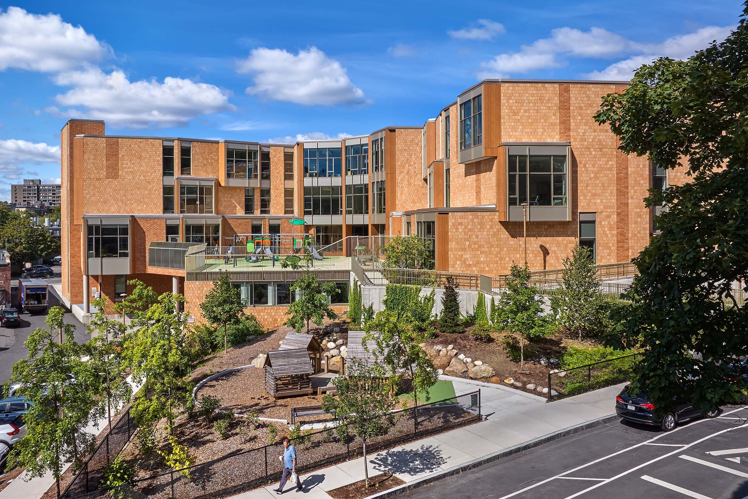 JONATHAN LEVI ARCHITECTS  .  MICHAEL DRISCOLL SCHOOL  .  BROOKLINE MA