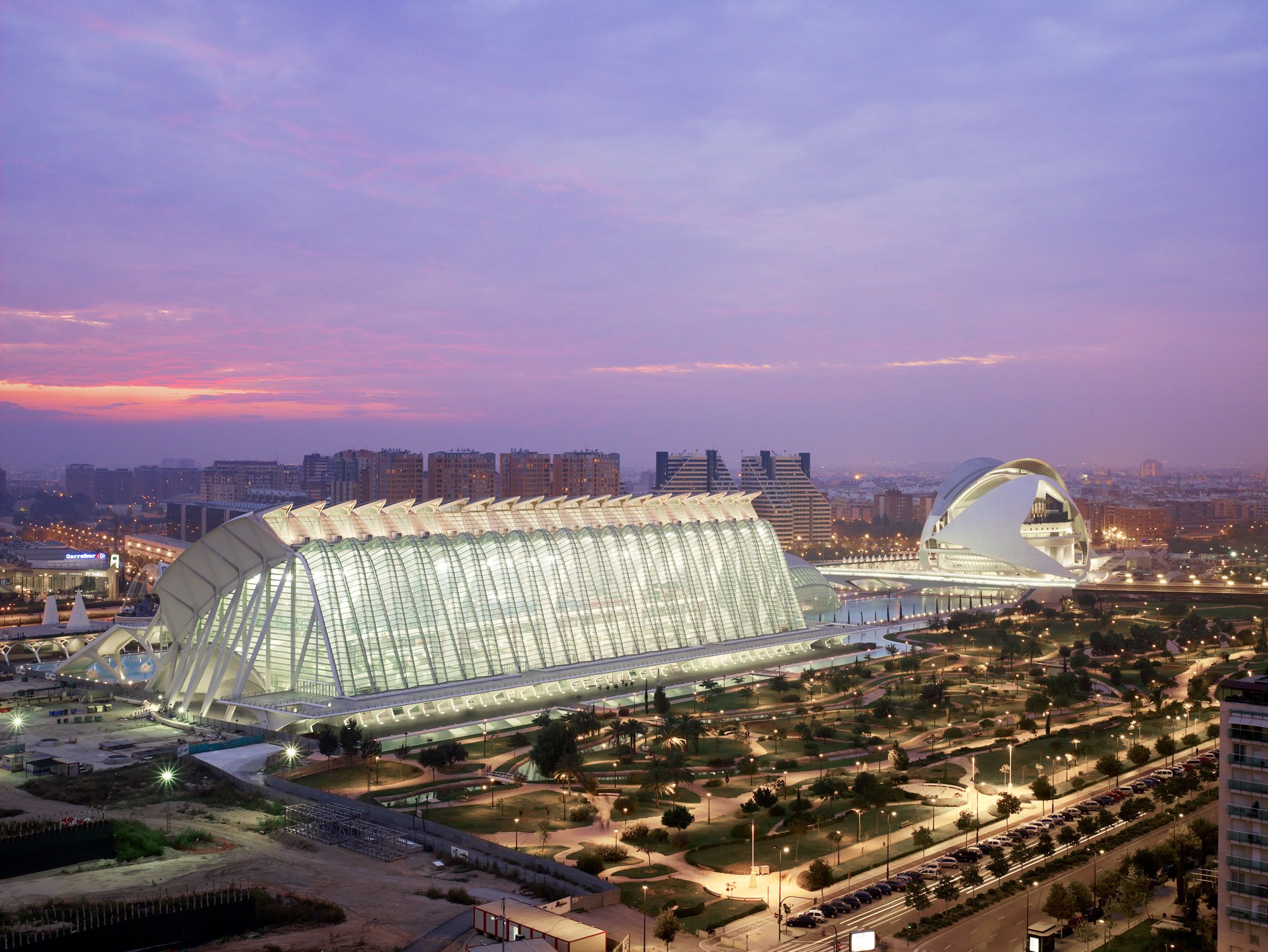 SANTIAGO CALATRAVA . PALAU DE LAS ARTES . VALENCIA