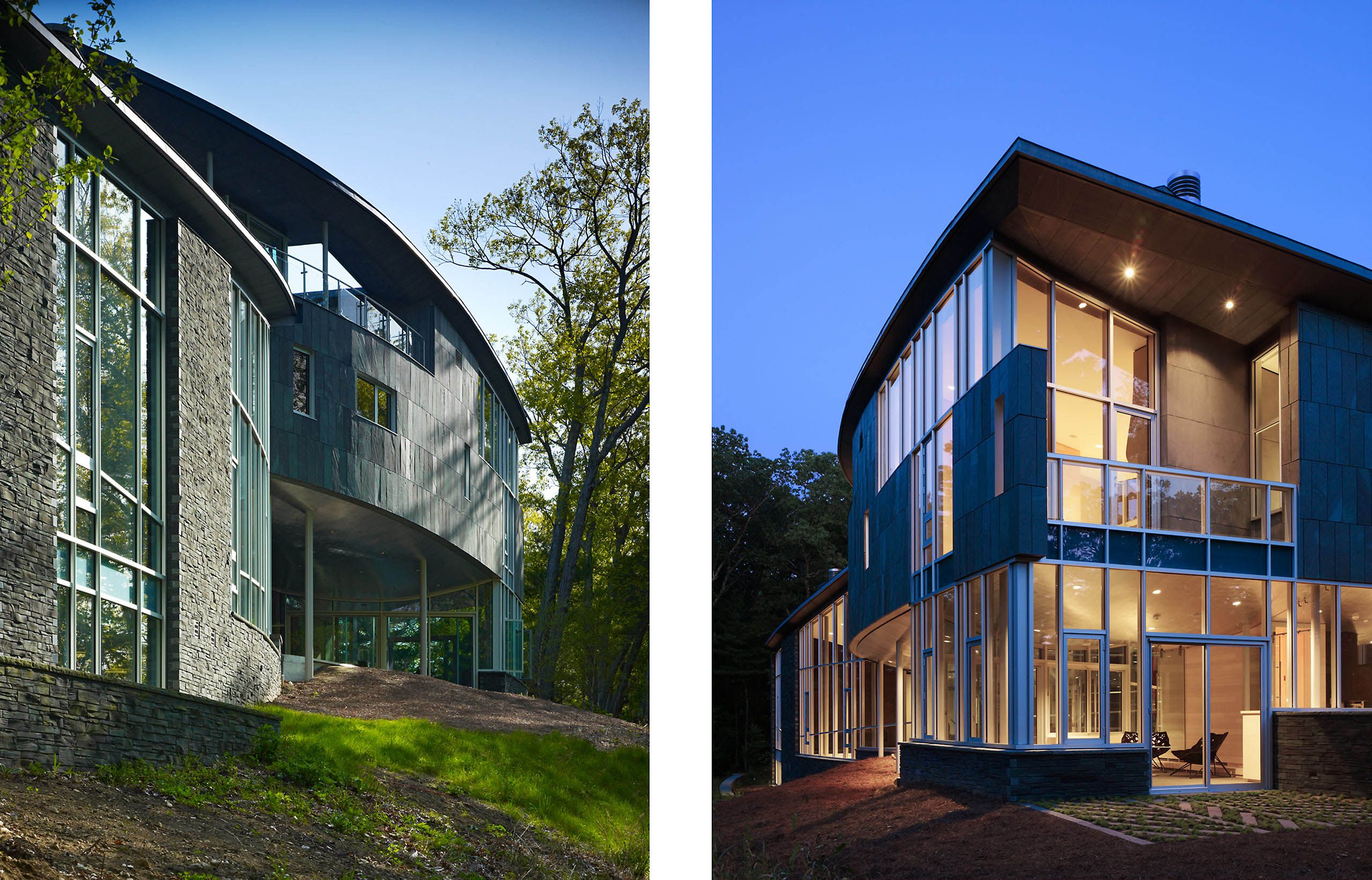 SCHWARTZ SILVER  .  HOUSE ON FARRAR POND  .  LINCOLN MA