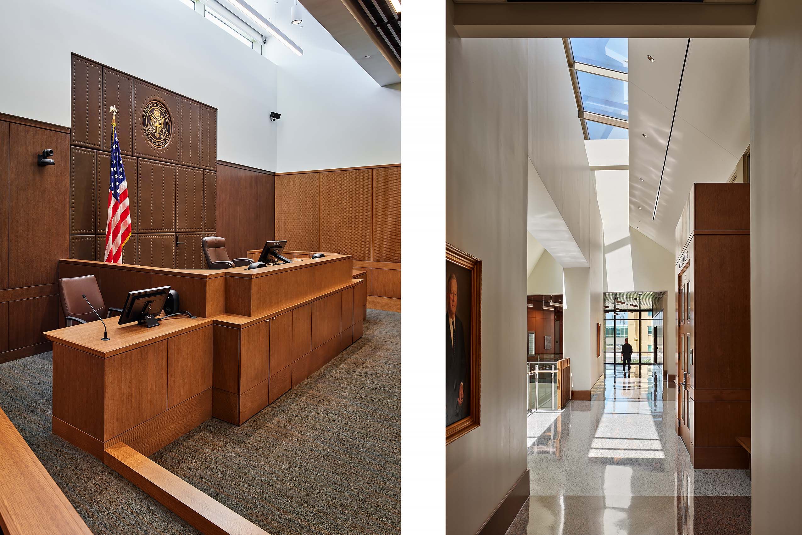 LAKE FLATO  .  UNITED STATES DISTRICT COURTHOUSE  .  SAN ANTONIO TX