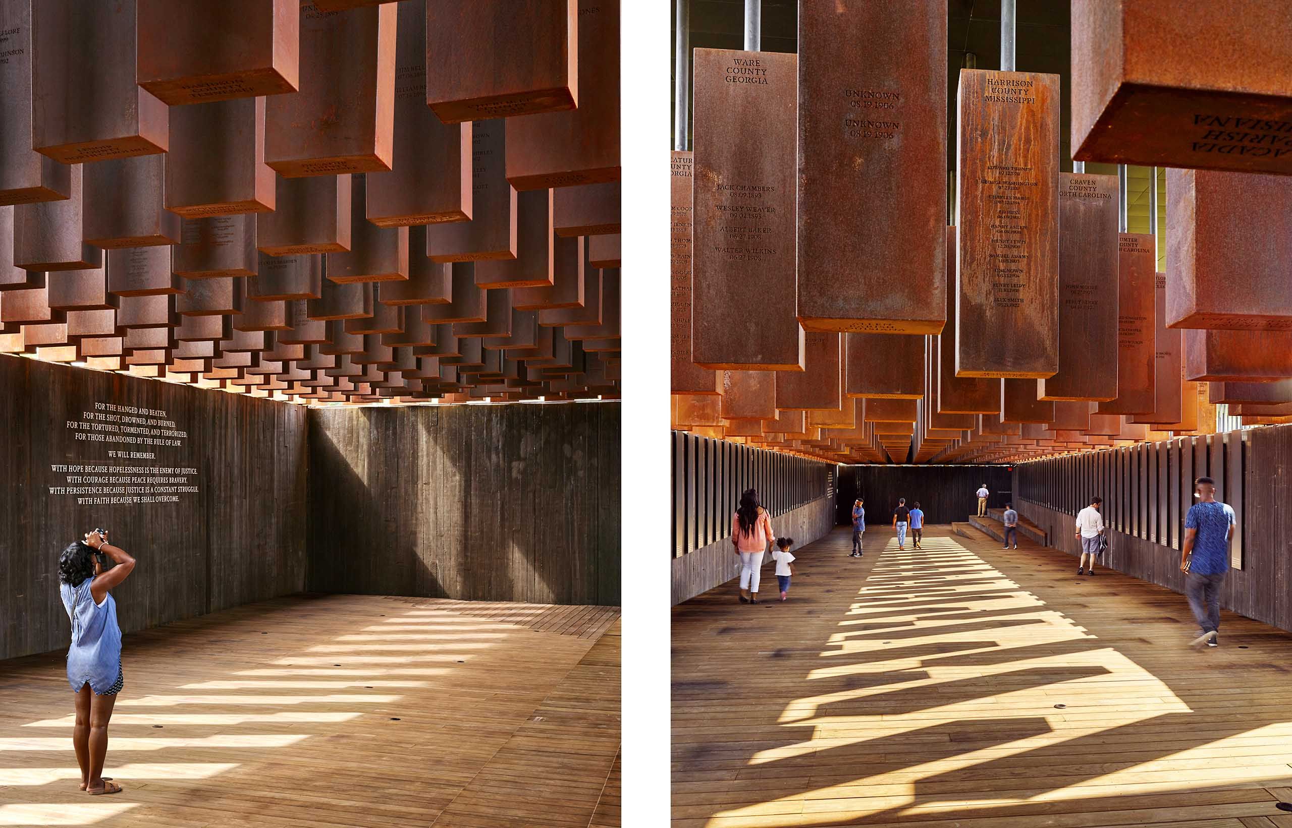 MASS DESIGN GROUP  .  NATIONAL MEMORIAL FOR PEACE AND JUSTICE  .  MONTGOMERY AL