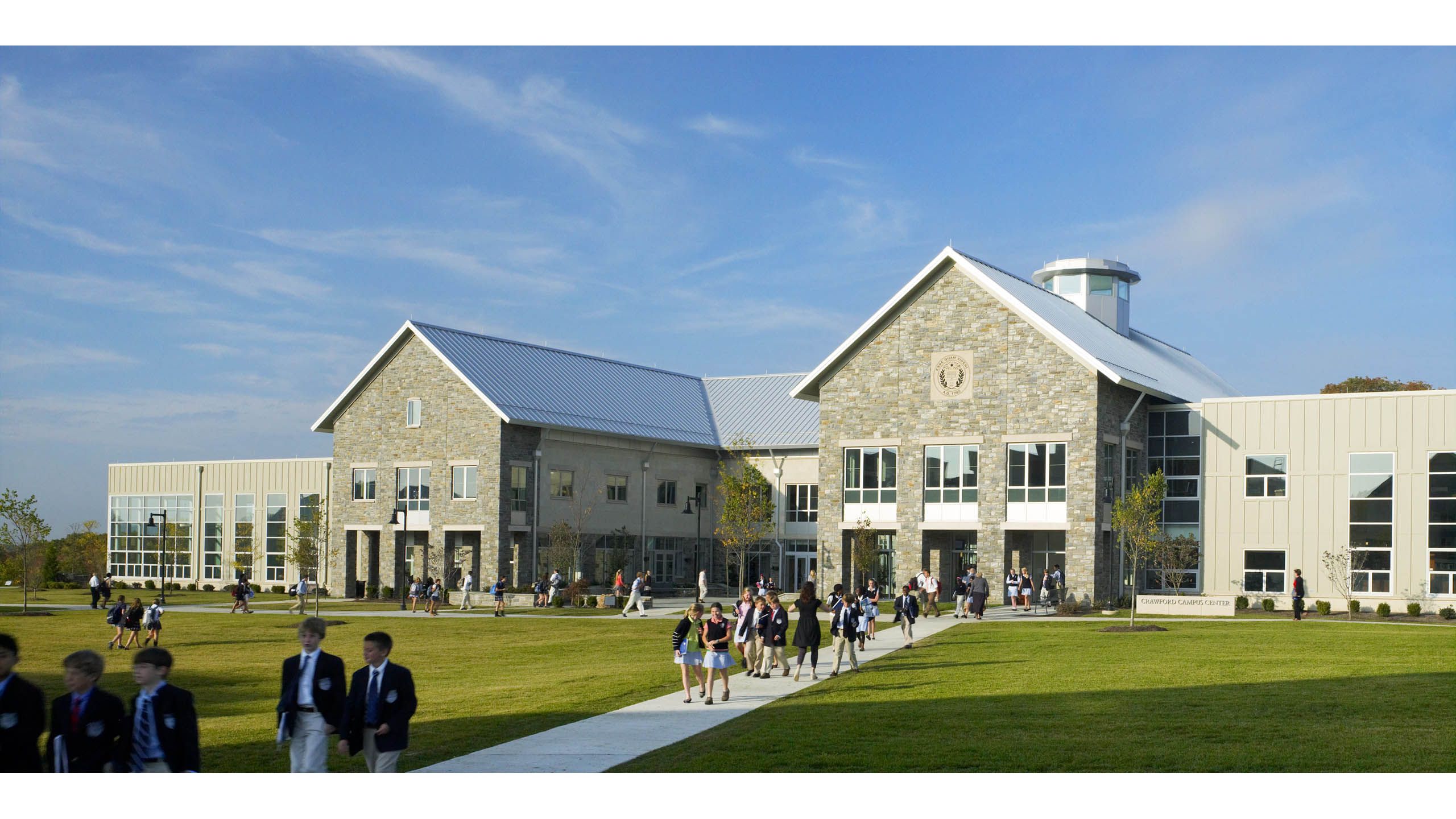 GUND PARTNERSHIP  .  EPISCOPAL SCHOOL CAMPUS CENTER  .  NEWTOWN SQUARE  PA