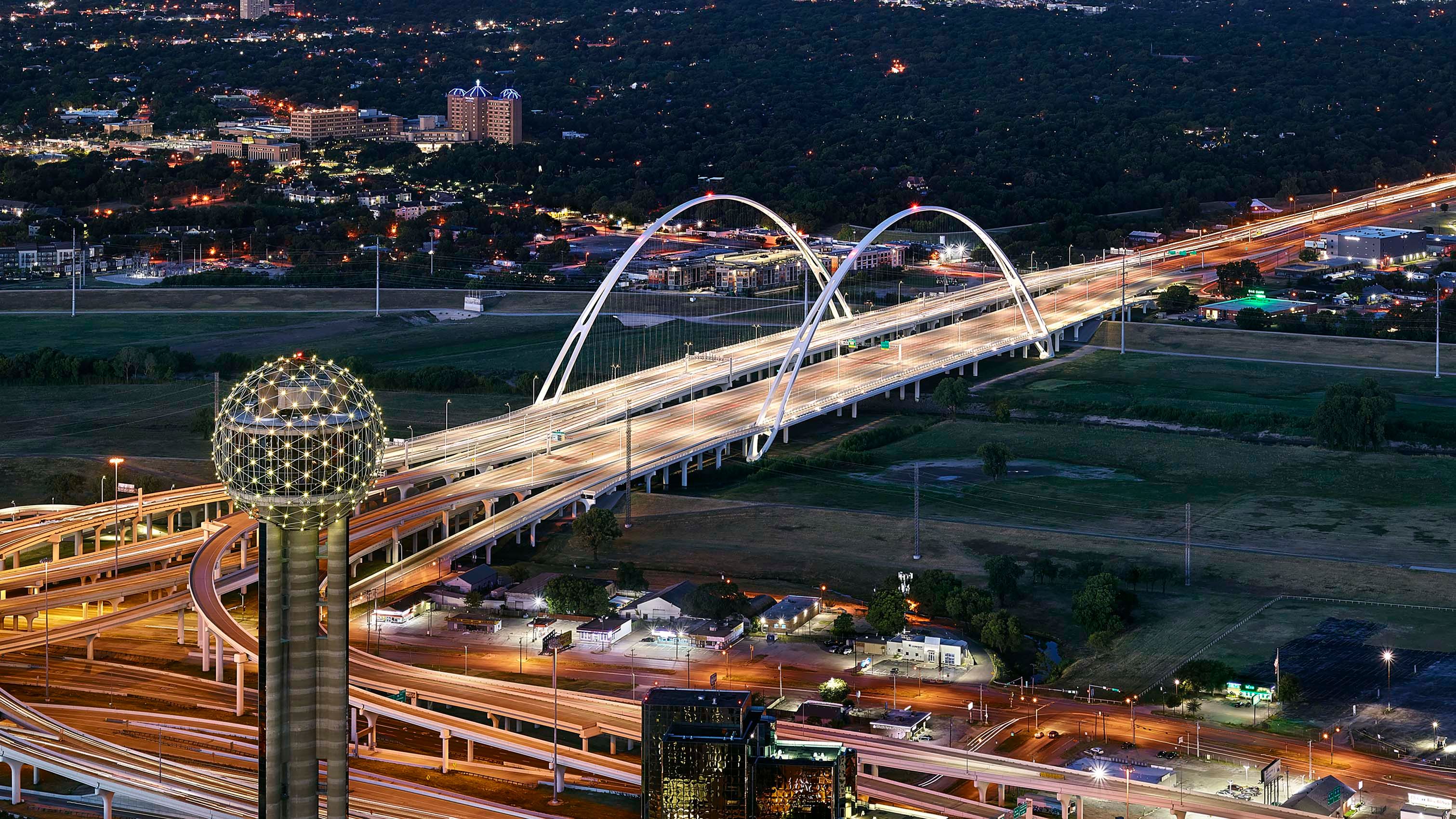 SANTIAGO CALATRAVA  .  MARGARET McDERMOTT BRIDGE  .  DALLAS