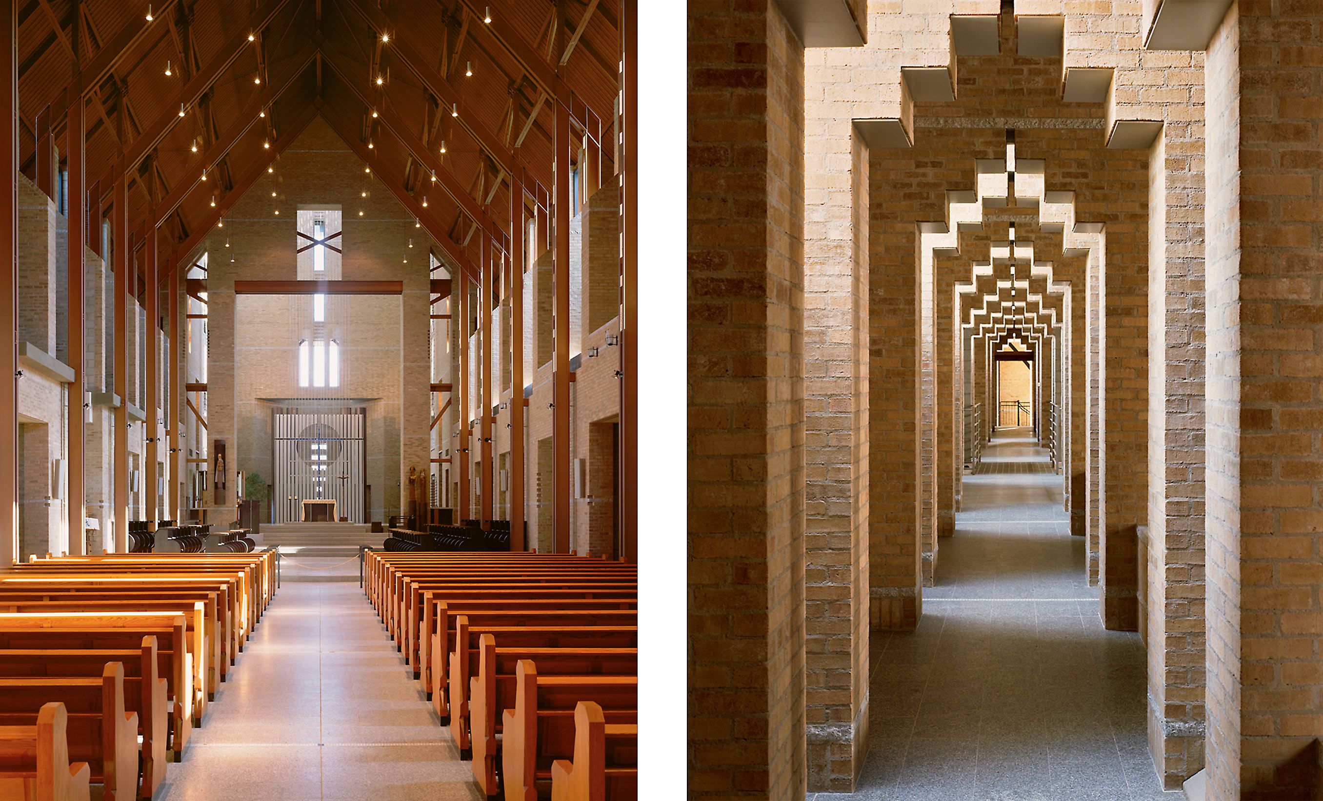 DAN S HANGANU ARCHITECT . CHURCH OF ST-BENOIT-DU-LAC . QUEBEC CANADA