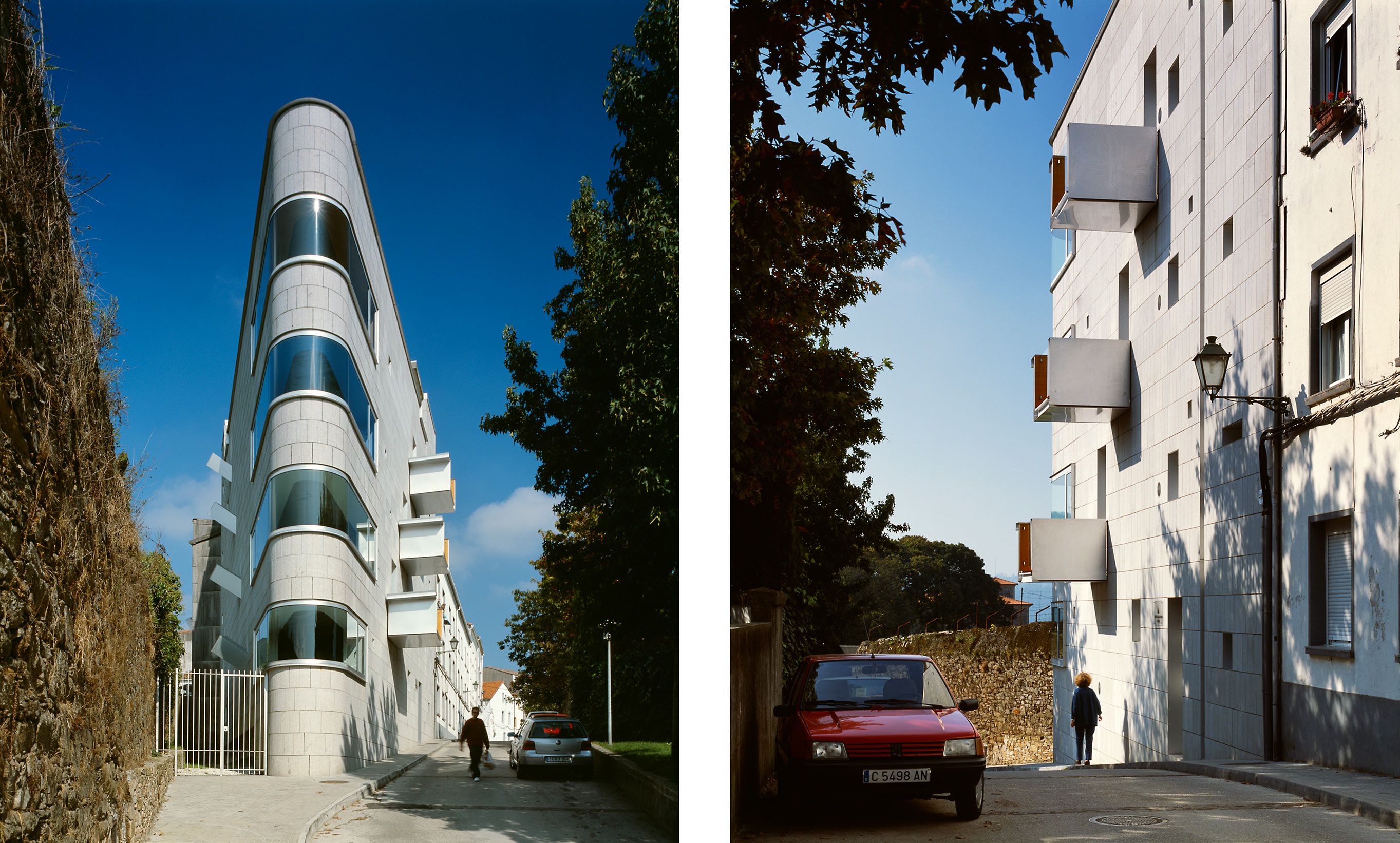 JOHN HEJDUK  .  A TRISCA COMMUNITY CENTER  .  SANTIAGO DE COMPOSELA SPAIN