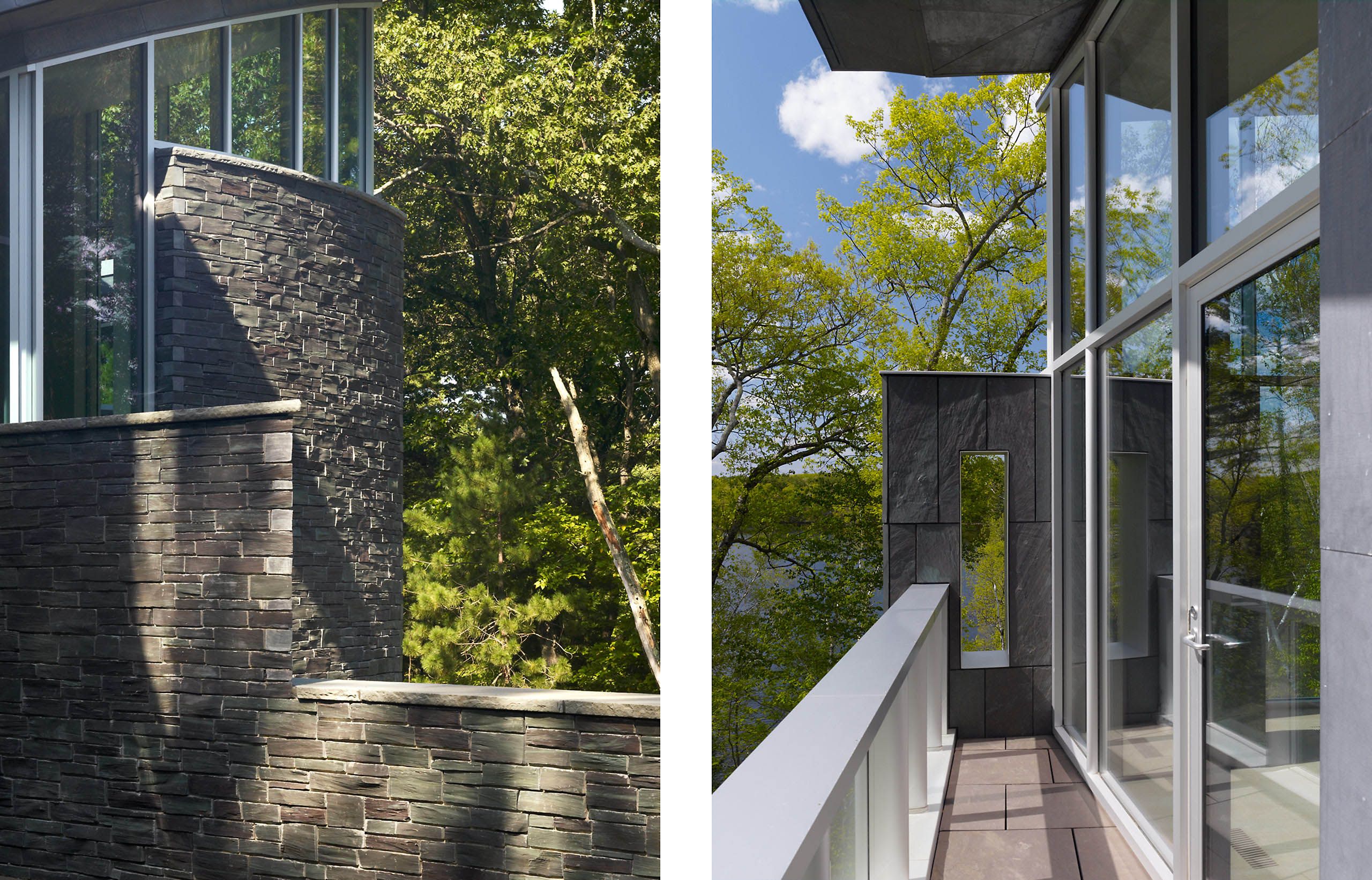 SCHWARTZ SILVER  .  HOUSE ON FARRAR POND  .  LINCOLN MA