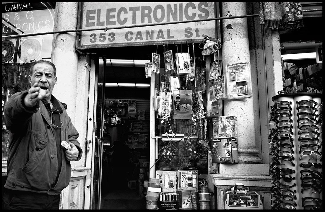 Camera Shy,  Canal Street - NYC