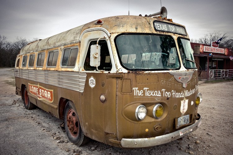 Texas Top Hands Western Swing Band Tour Bus - Austin, TX