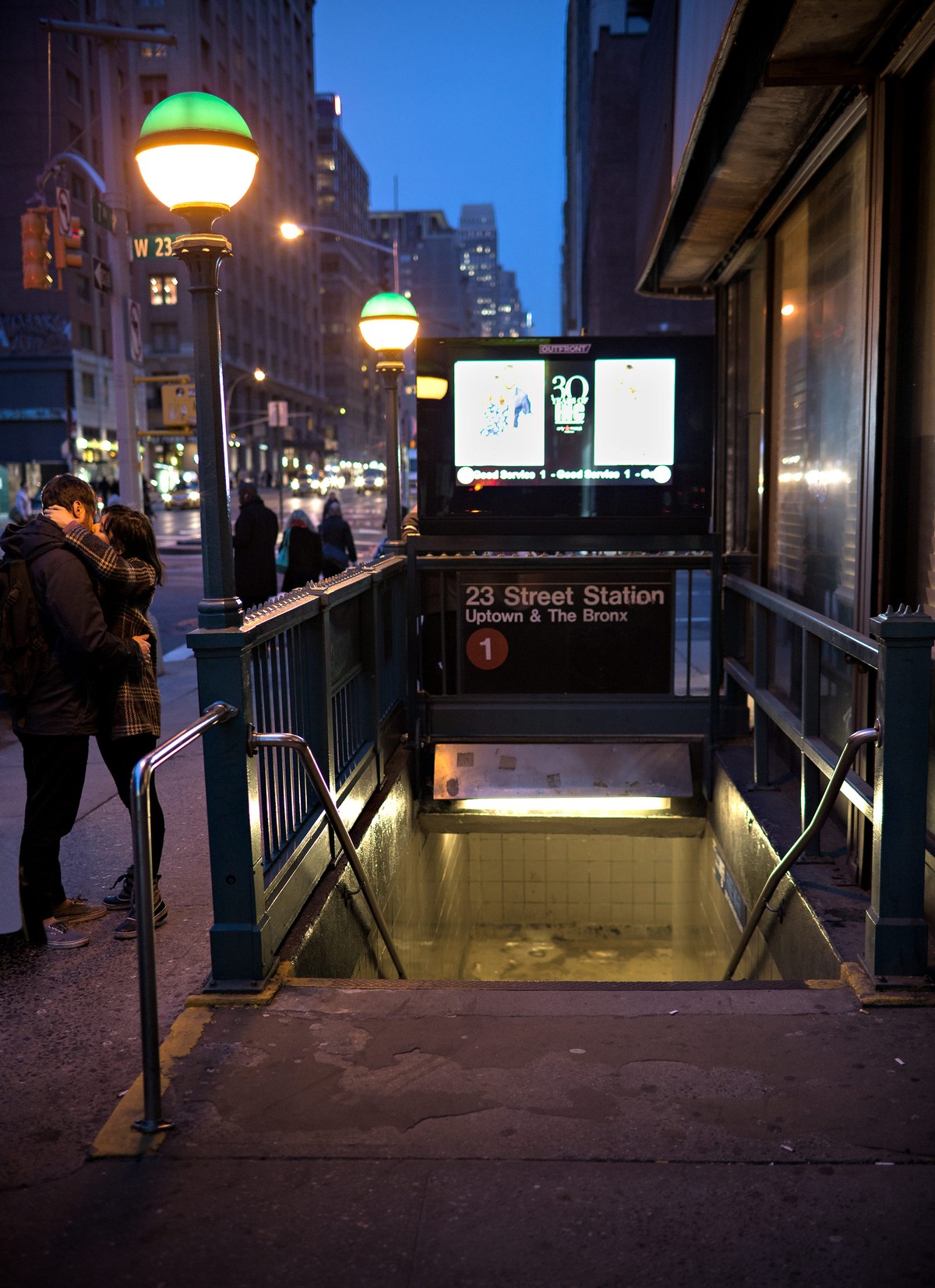 23rd St. Station Kiss - NYC