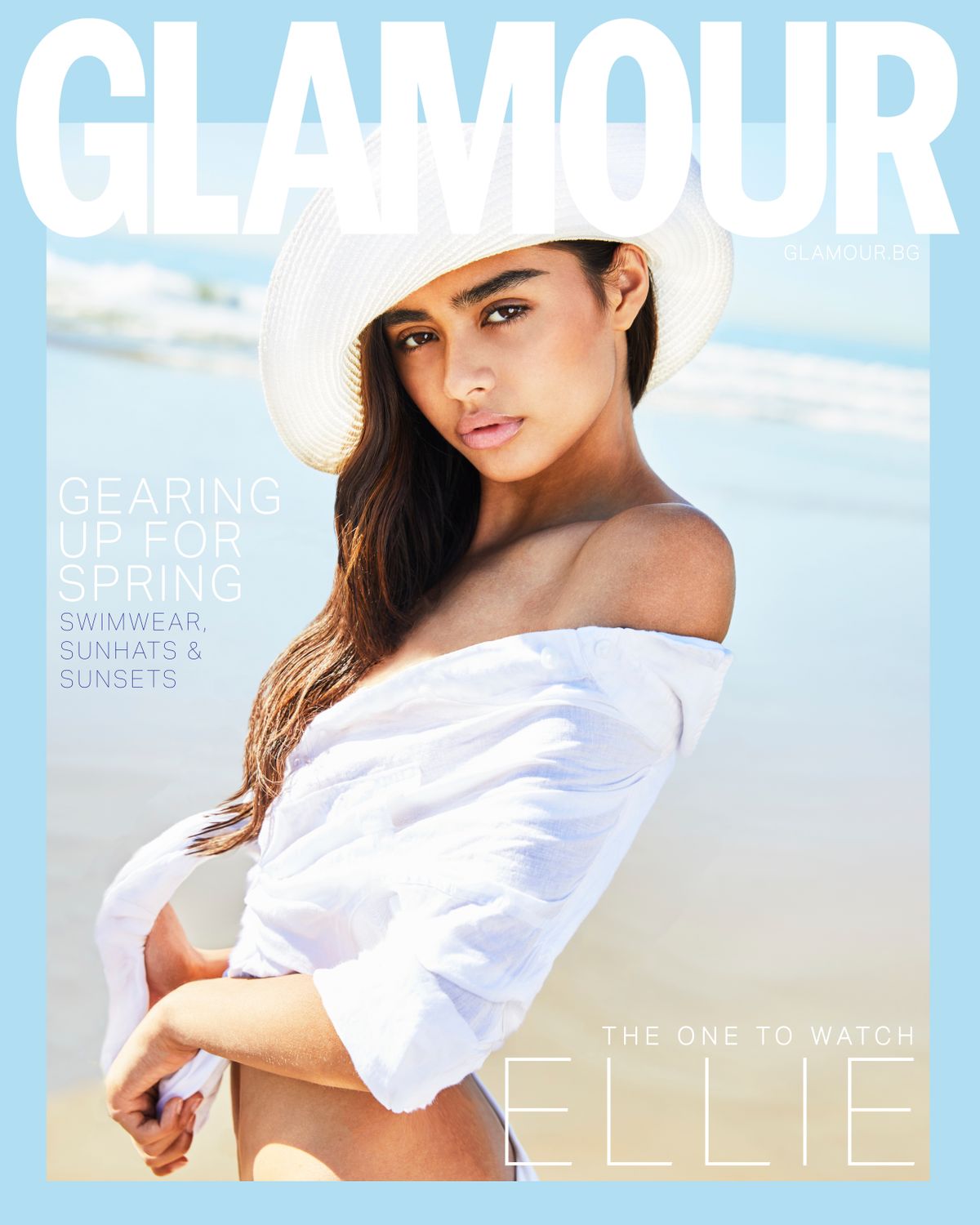 Model Ellie Marie Glamour Magazine Cover