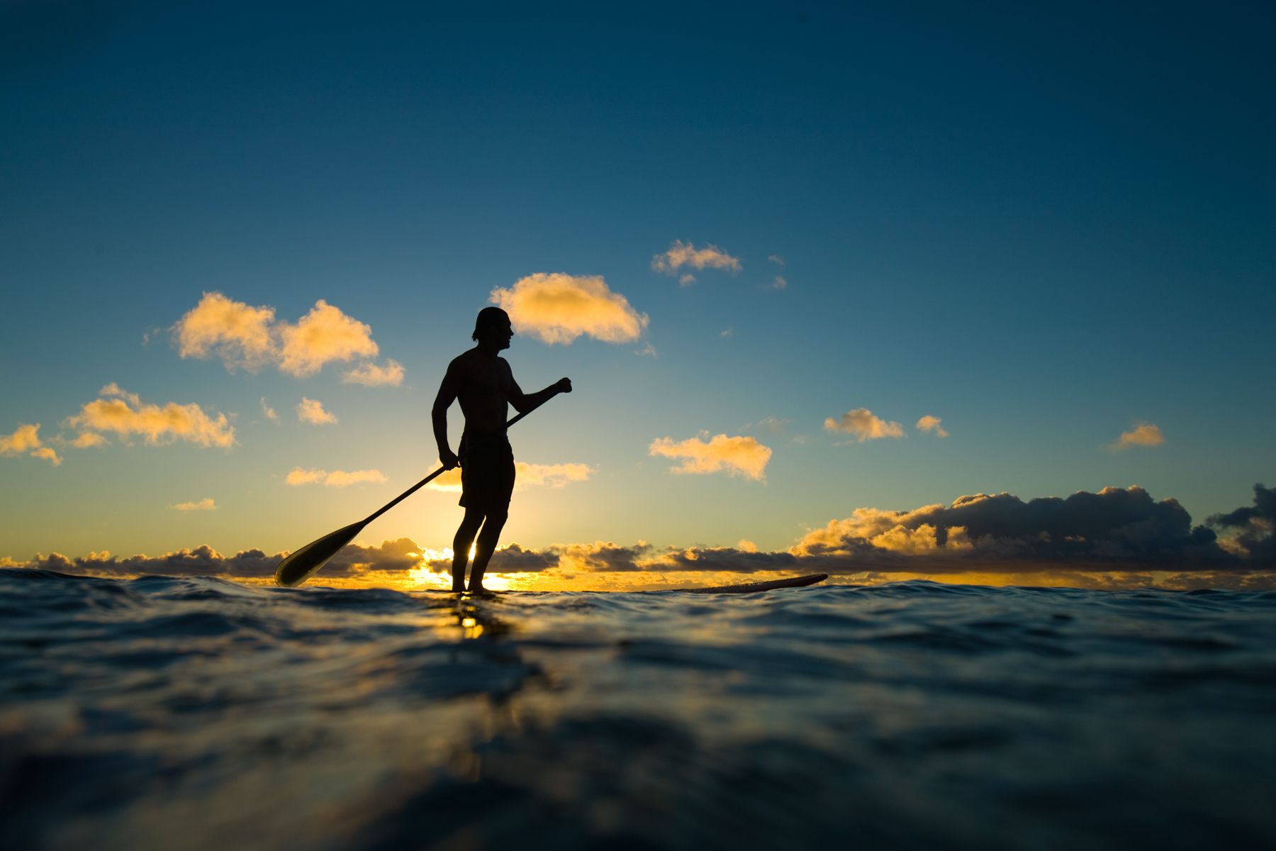 sunset paddle