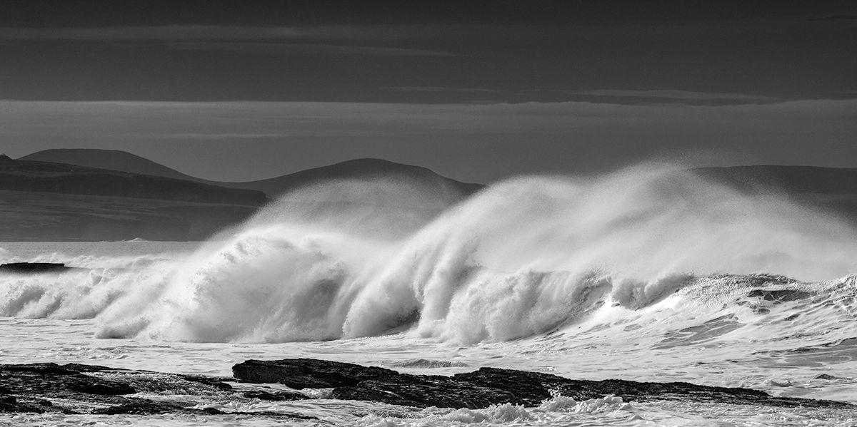 Surf at Downpatrick Head, County Mayo, Ireland