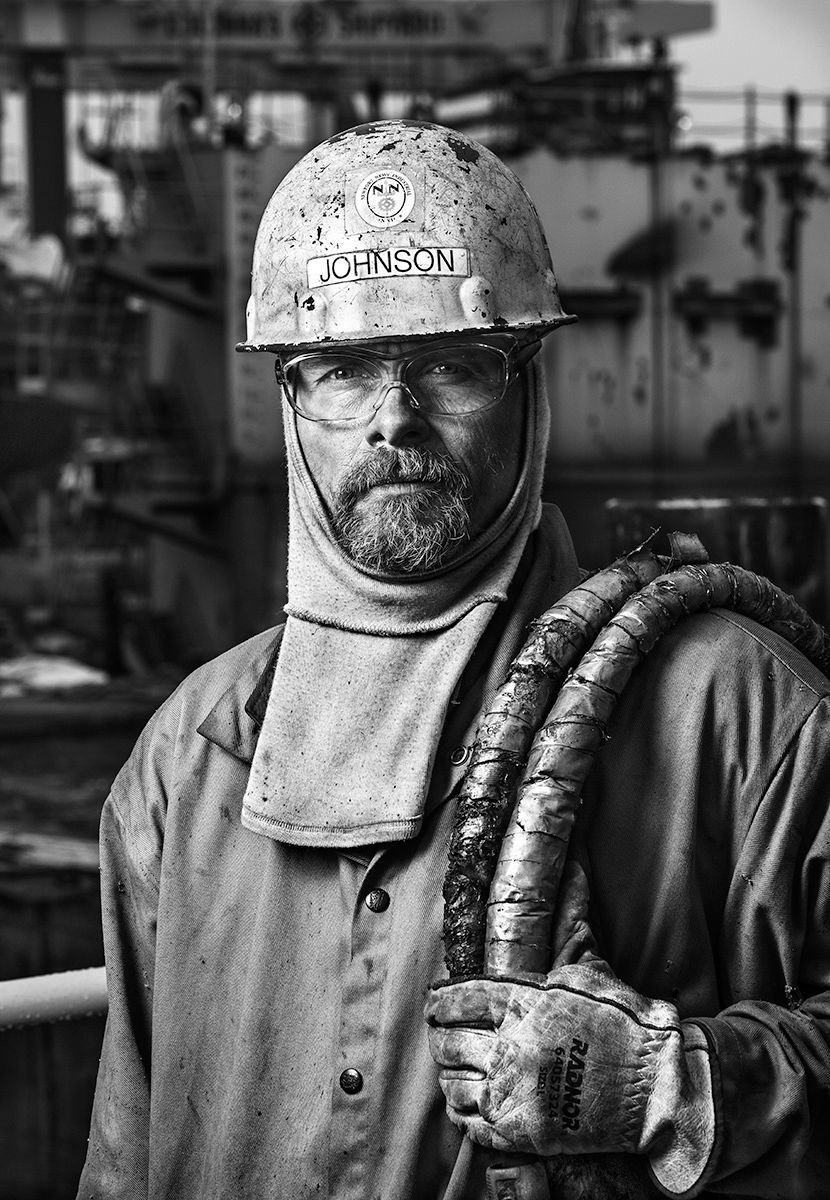 Mr. Johnson, Blaster, Colonna's Shipyard, Norfolk, VA