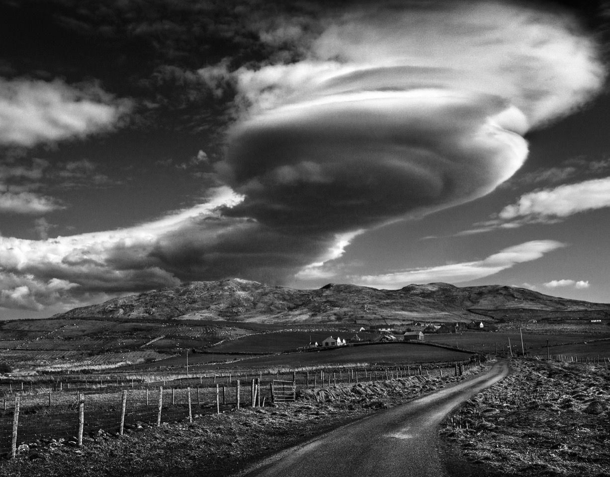 Flying Saucer Cloud at Barnabaun, County Mayo 