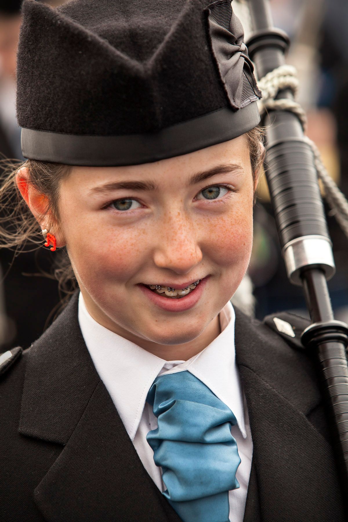 Young Piper, Clew Bay Pipe Band, Saint Patricks Day, Achill Island Ireland
