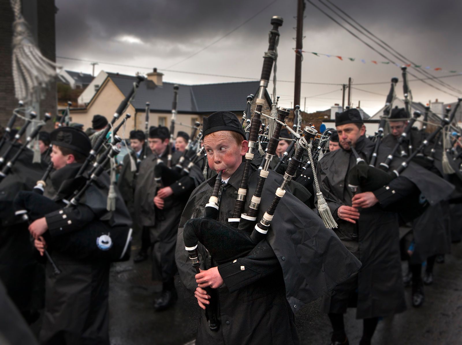 Big Cheeks, Saint Patricks Day Parade, Achill Island, Ireland