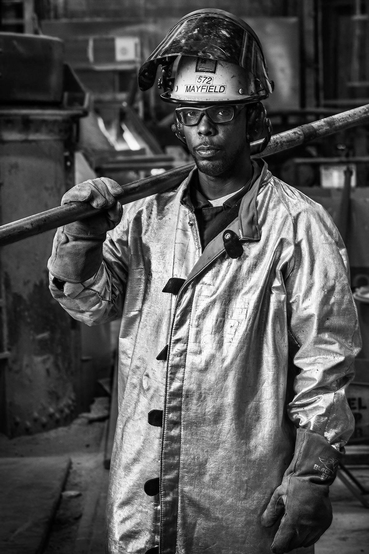 Mr. Mayfield, Foundary Worker