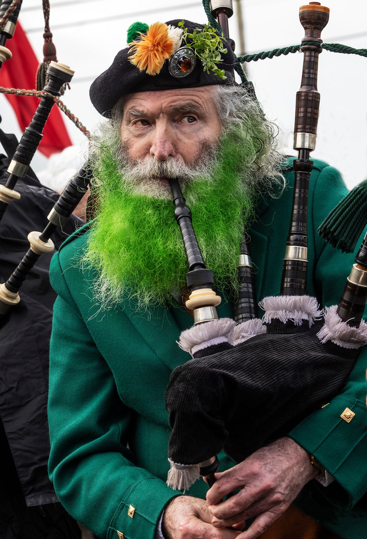 Séamus on Saint Patricks Day, Achill Island