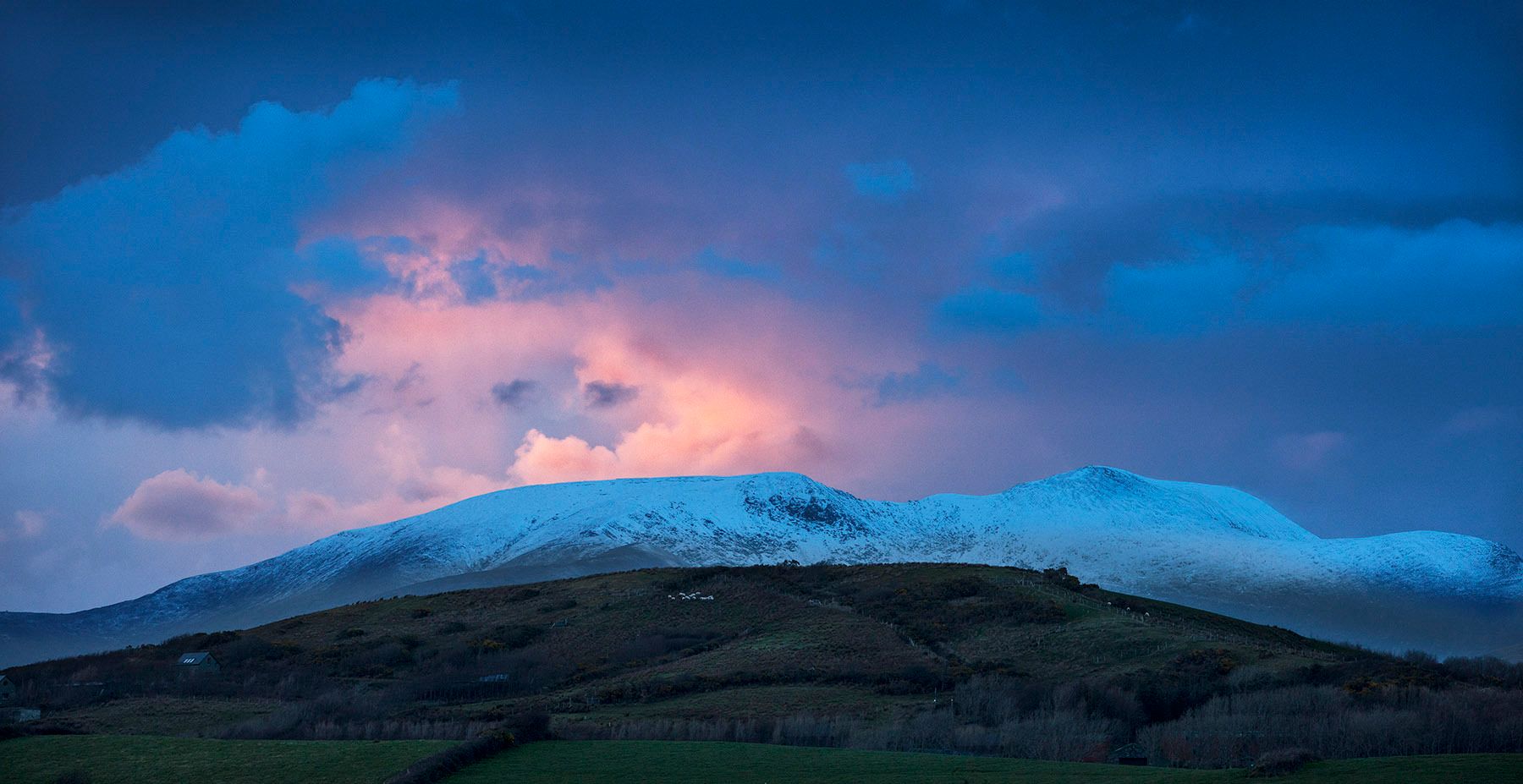 Last light of the day, County Mayo Ireland
