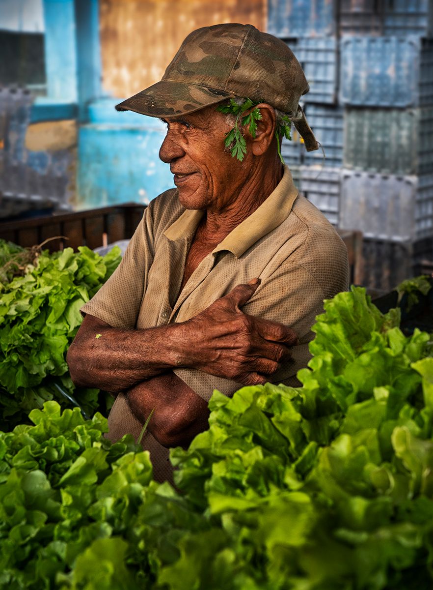 Vegatable Vendor Havana Cuba