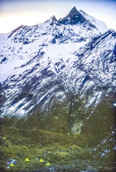 Mount Machapuchare, Nepal.