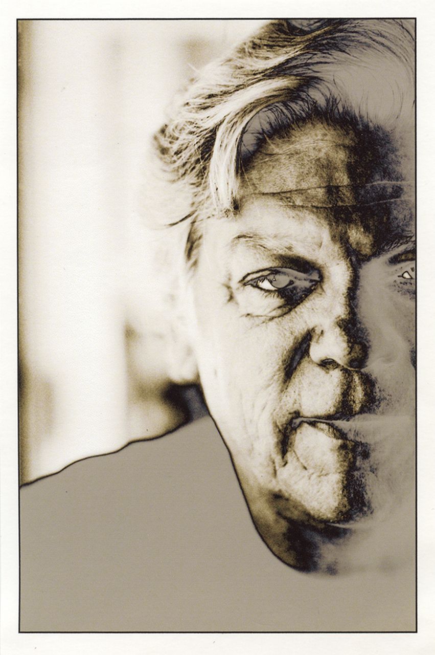 Artist and architect, founder of SITE Inc. Just after having a greasy hamburger at Foster's Freeze, San Luis Obispo, Calfornia. James Wines.