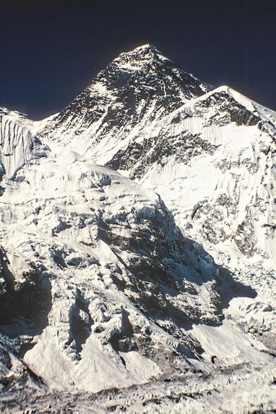 Called Sagarmatha by the Nepalese.