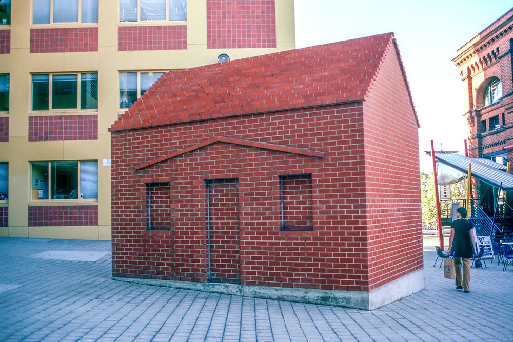 A real brick house.