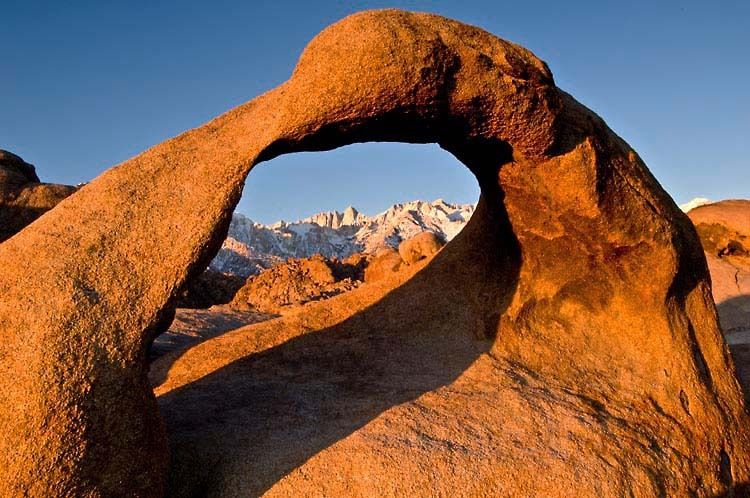 Sunrise on Mobius Arch