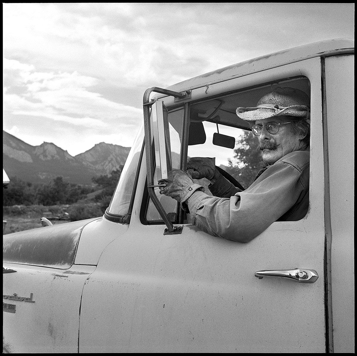 Marshall, CO  Rolleiflex 3.5F, Tri-X film Paul Sibley, Marshall, Colorado, portrait