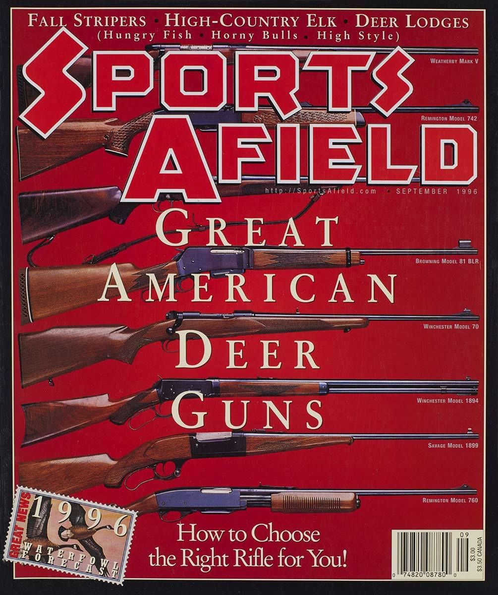 Firearms photographed at the Buffalo Bill Museum, Cody,WY Sports Afield Cover