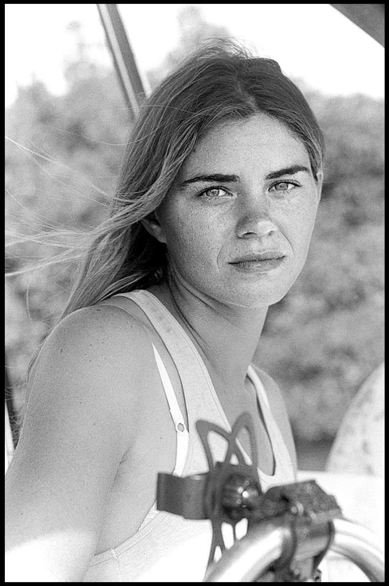 Hope Brummitt, sailor, woman, b&w, Ketch, adventure woman, Stephen Collector, portrait,