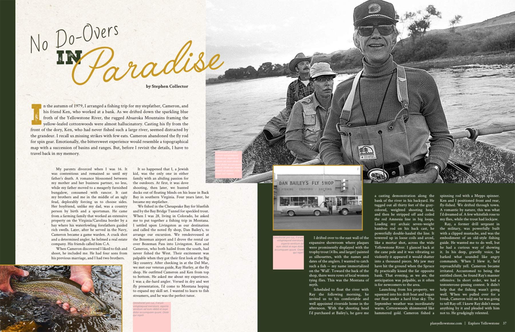 Explore Yellowstone No Do-Overs in Paradise