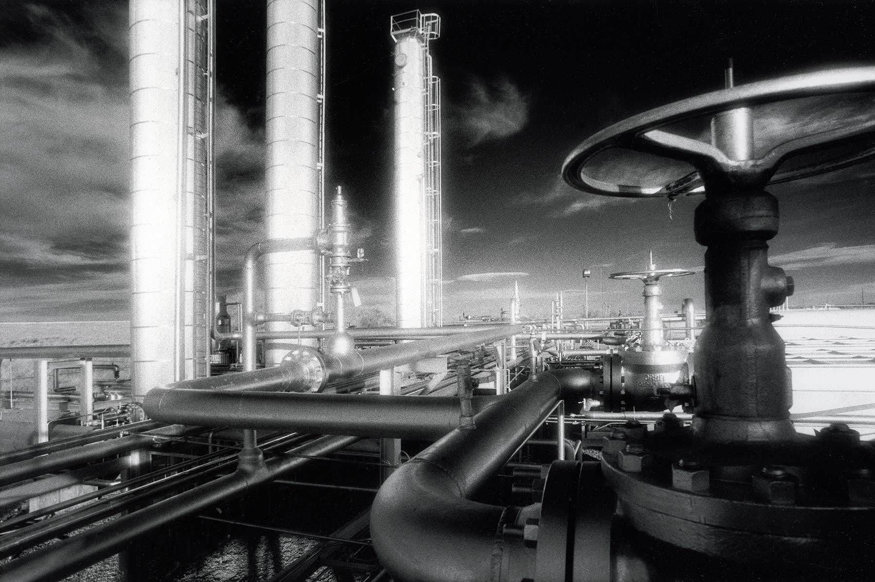 Infra Red shot for capability brochure Gas Plant