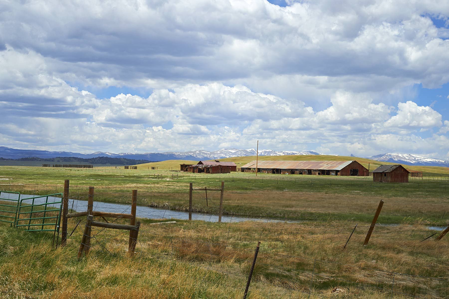 South Park, Colorado, landscape, ranch, ranch ruin, color, Hartsel, South Fork South Platte River