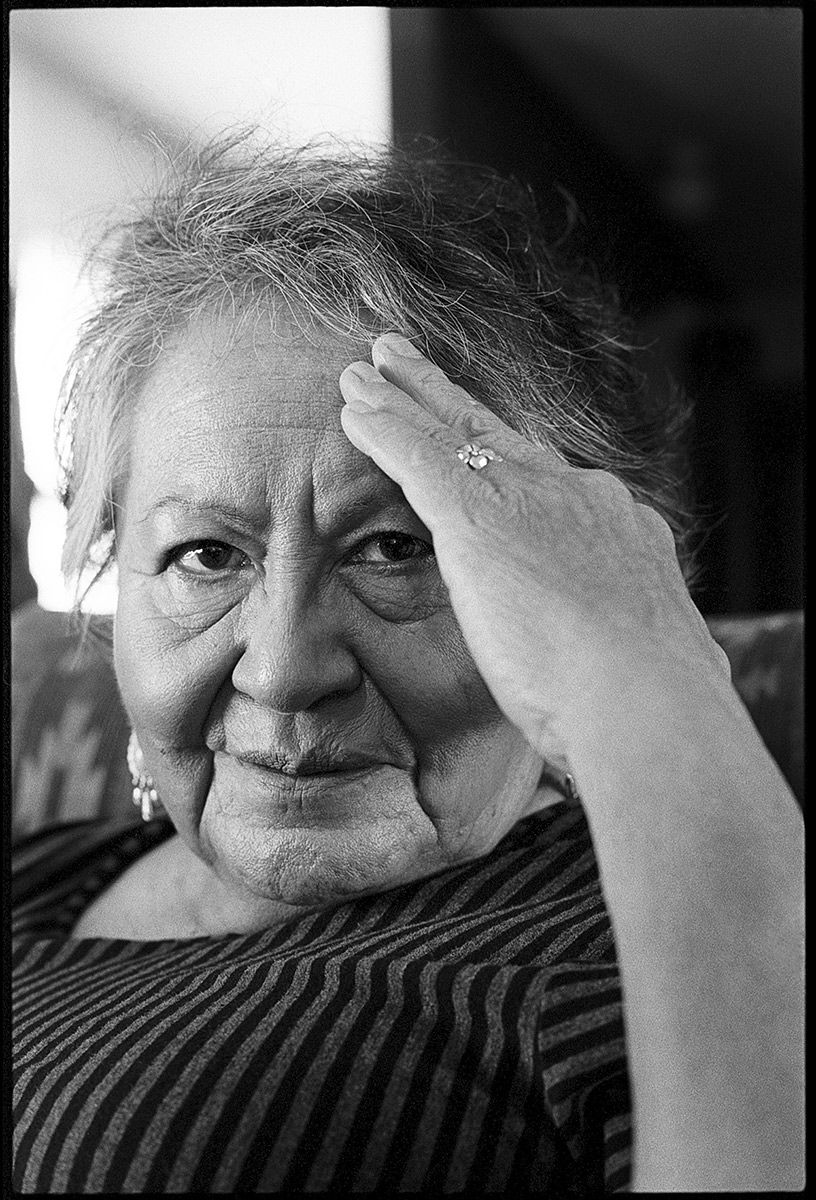 on assignement for America Magazine Margaret Behan, Red Spider Woman, native american woman, Cheyenne elder, Northern Cheyenne, Arapahoe woman, Southern Cheyenne woman,