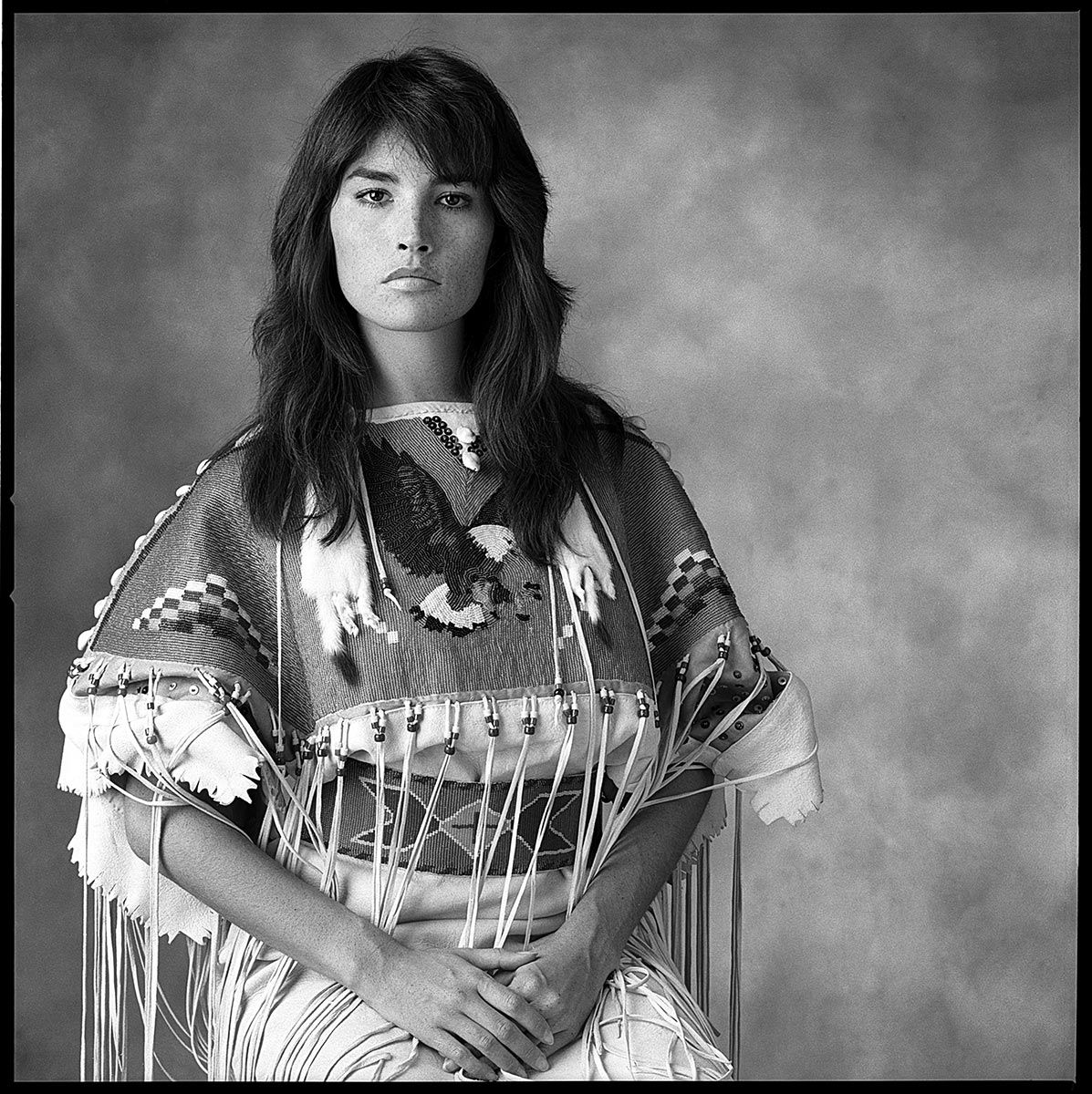 Indigenous portrait, Mary Beth Wilson Blackfoot woman