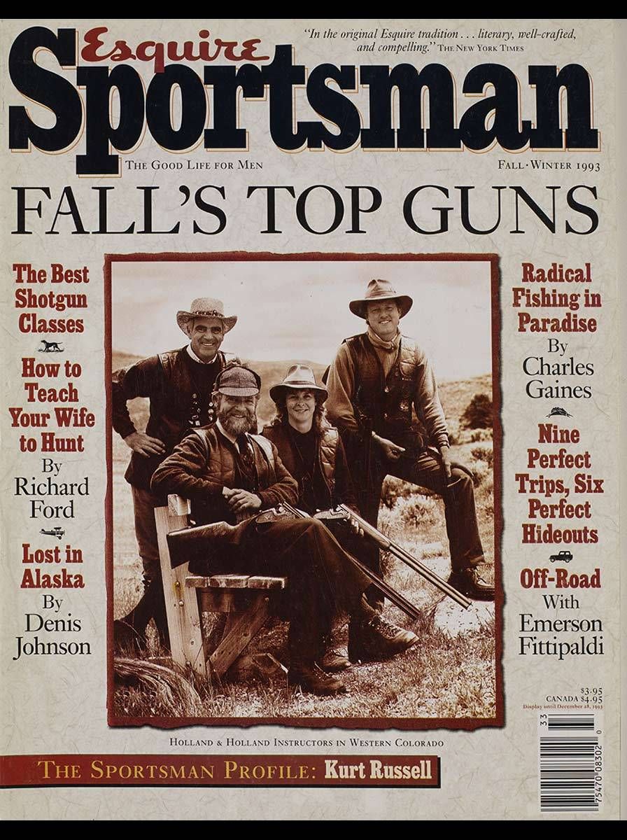 Image captured at the Vail Rod and Gun Club, Colorado Esquire Sportsman Magazine Cover