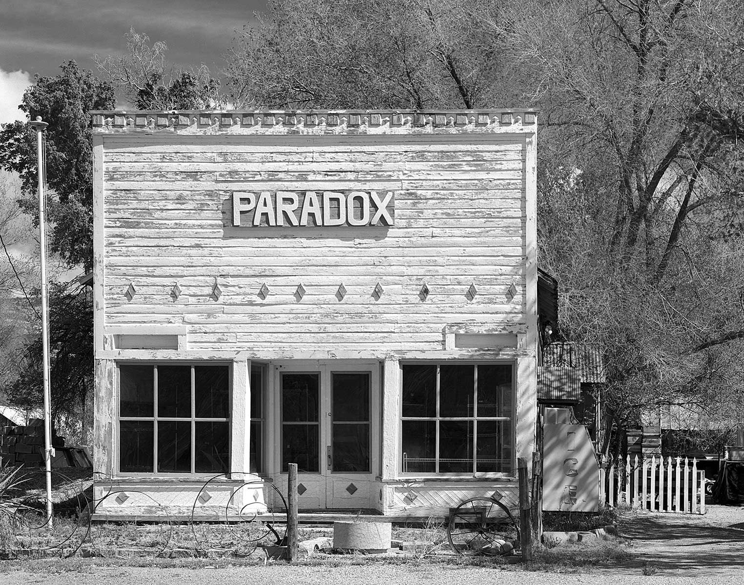 Paradox, Colorado, black and white, film