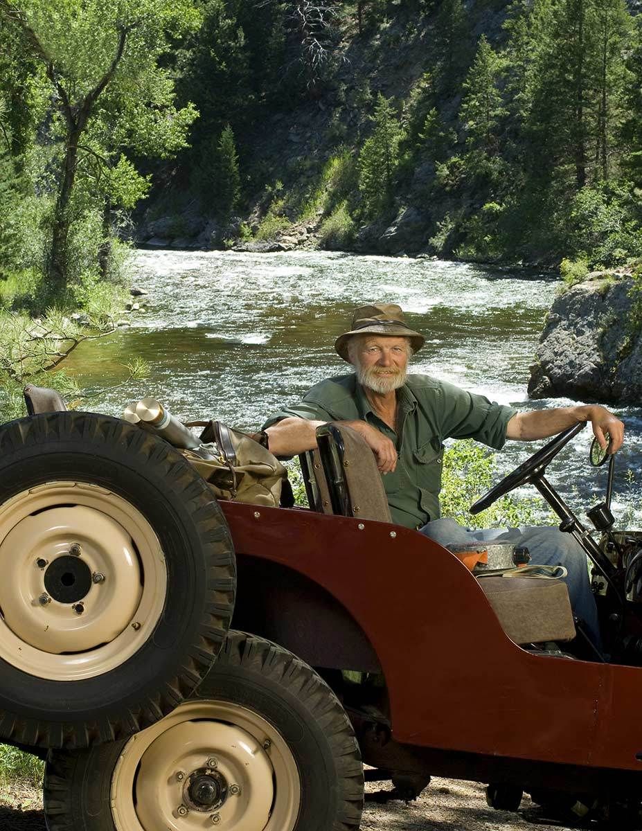 Trout Bum, John Gierach portrait