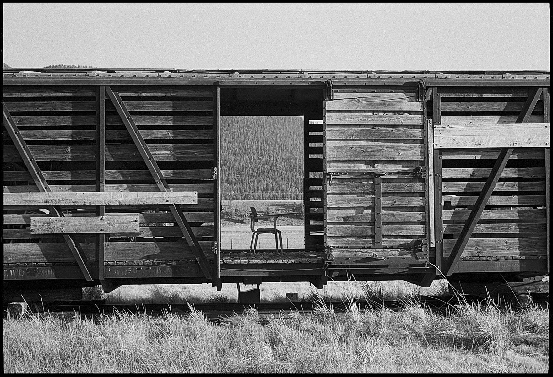 cattle car, abandoned cattle car, Creed, Colorado