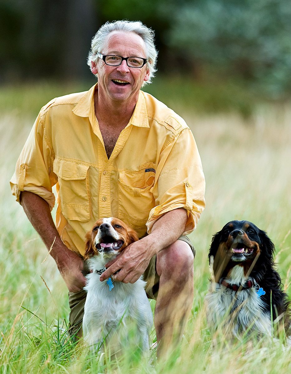 Livingston, MT Dan Lahren, Brittanys, bird dogs, fishing guide, Livingston, Montana, Stephen Collector