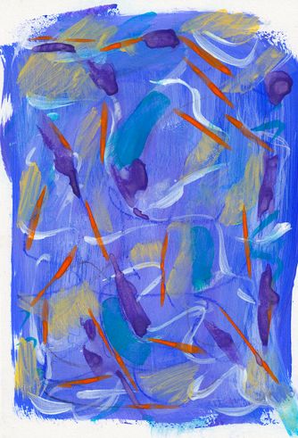 Slice, Blue and Orange
