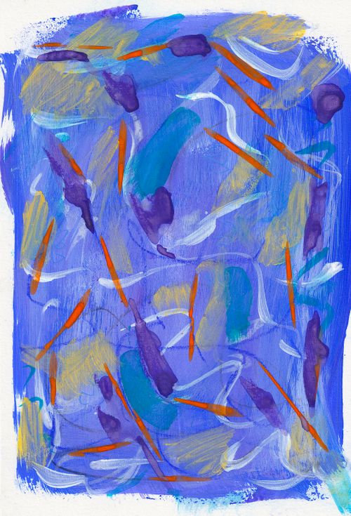 Slice, Blue and Orange