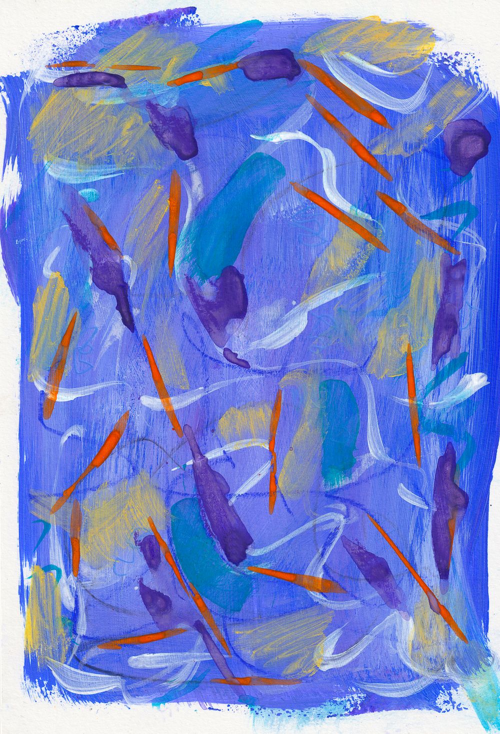 Slice, Blue and Orange