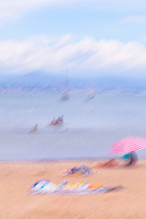 34" x 52" or smaller / Plage de Ponteil, Antibes 4736