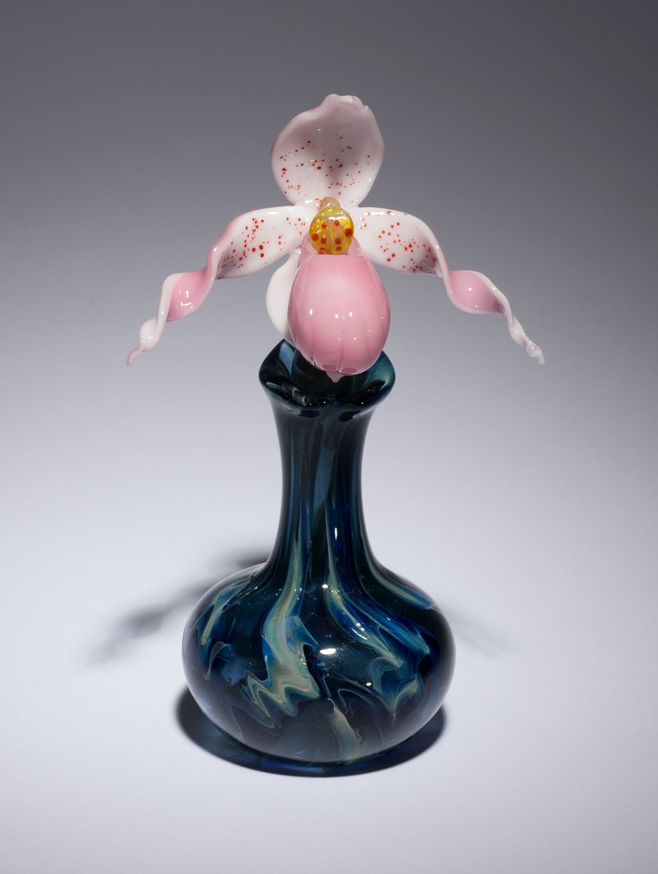 Orchid Scent Bottle by Margaret Neher Pink Lady