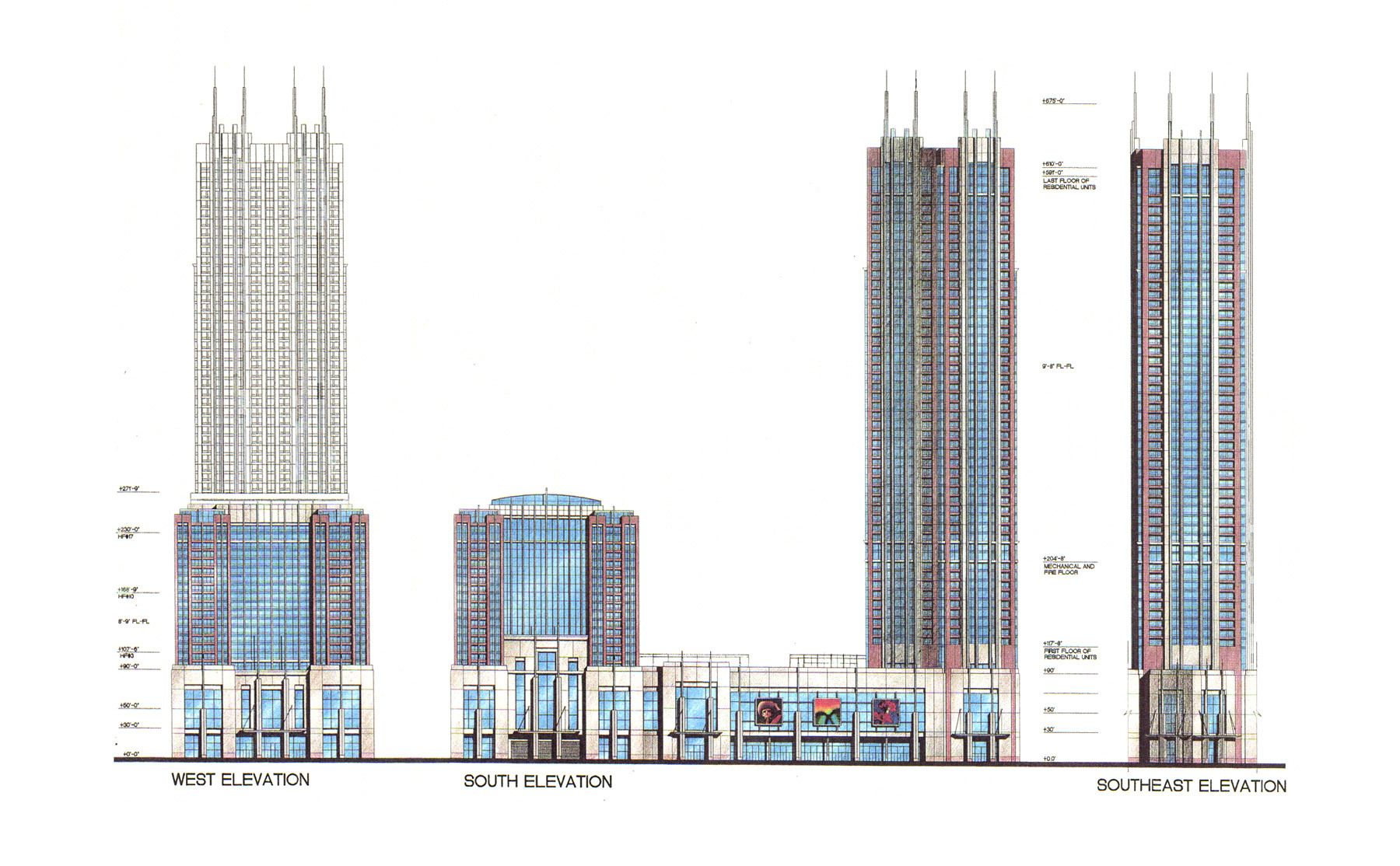 Rendering by Drew Rivereast Chicago - Senior Designer DeStefano + Partners